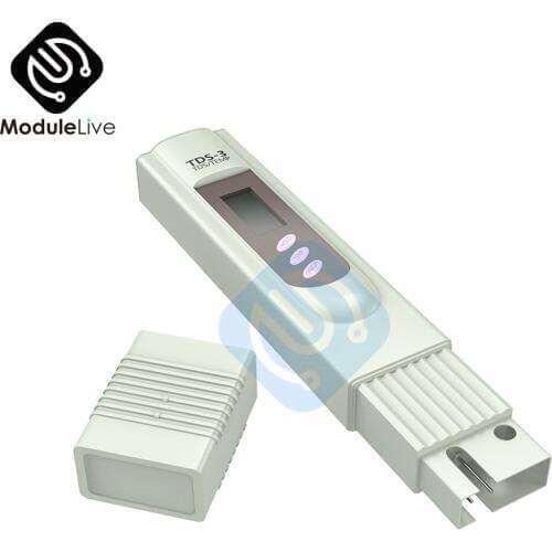 LCD Digital TDS-3 TDS Meter Filter Pen Temp PPM Tester Stick Water Purity Tester 0-9990 PPM Temperature Pen No Backlight