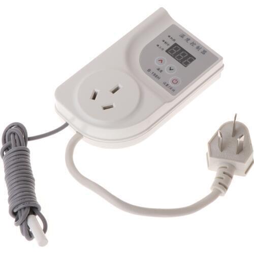 LCD Digital Thermostat Fish Tank Reptile Incubator Temperature Controller Smart