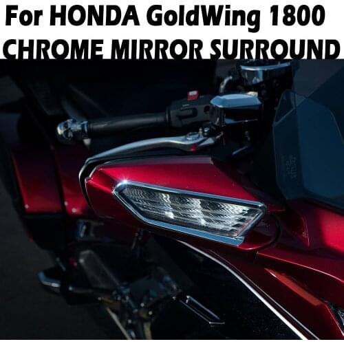 Decoration accessories For Honda Gold Wing 1800 GL1800 GL 1800 2018-2020 Twinart Mirror Surround Chrome