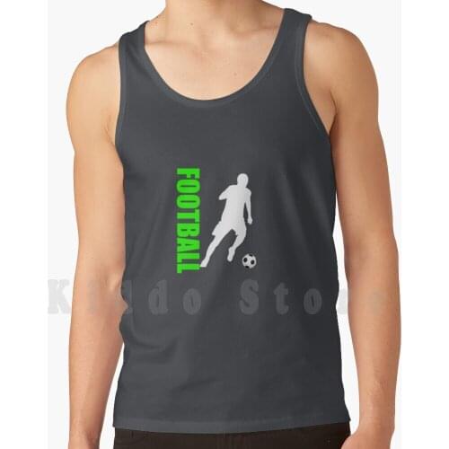Soccer Tank Tops Vest 100% Cotton Soccer Football Team Football Game Football Club Football Field Football