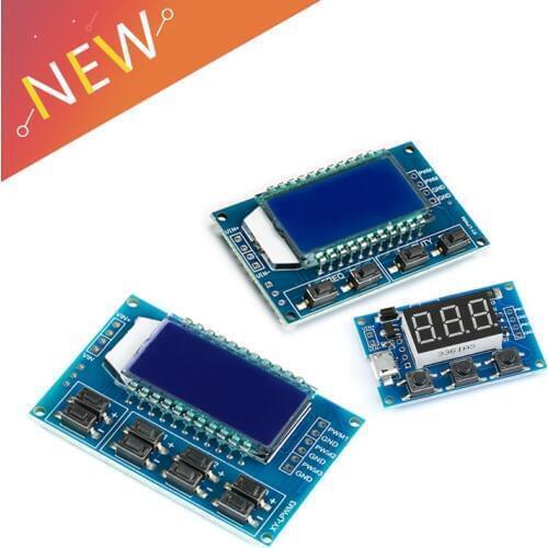 Signal Generator PWM Pulse Frequency Duty Cycle Adjustable Module LCD Display 1Hz-150Khz 3.3V-30V PWM Board Module