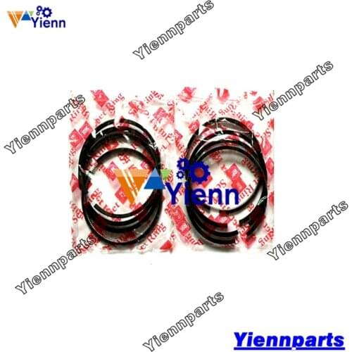 2TNV70 piston ring set For Yanmar 719717-02900 119515-23600 Tractor Excavator Diesel Engine Rebuild Parts