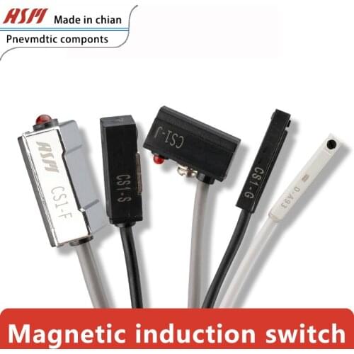 Magnetic Switch Pneumatic Cylinder Induction Line CS1-F-M-U-J-G D-A93/M9B/M9N/NPN/PNP