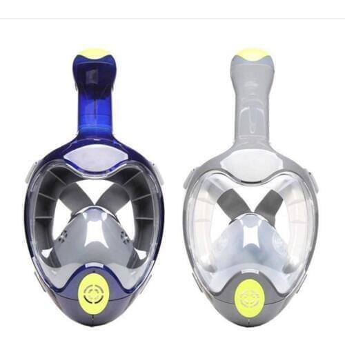 Full Face Scuba Diving Mask Underwater Anti Fog Goggles For Child Adult Swimming Snorkeling Mask With Camera Mount Full-dry Mask