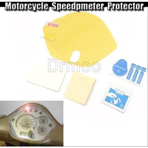 Motorcycle Cluster Screen Scratch Protection Film Speedometer Cover Guard For Vespa GTS 2014-2016