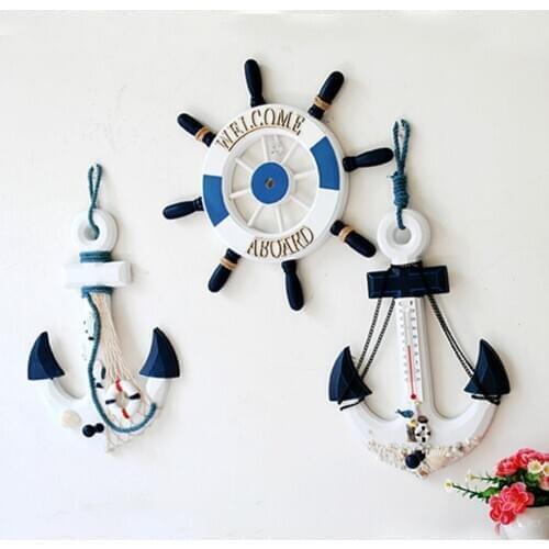 Welcome Aboard Nautical Anchor Wall Hook Boat Wall Hanging Home Decoration