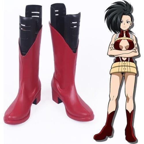 Anime My Hero Academia Cosplay Shoes Yaoyorozu Momo Cosplay Boots Halloween Party Boku no Hero Academia Daily Leisure Shoes