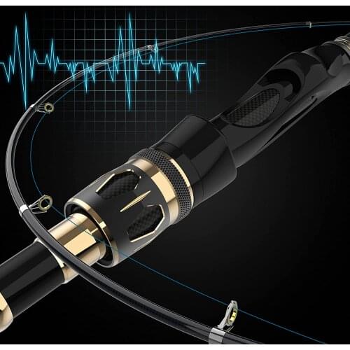 2021 Portable 1M -2.3M Carp Fishing Rod feeder Carbon Fiber Telescopic Sea Fishing Rod Spinning rod carbon fiber Ultralight hard