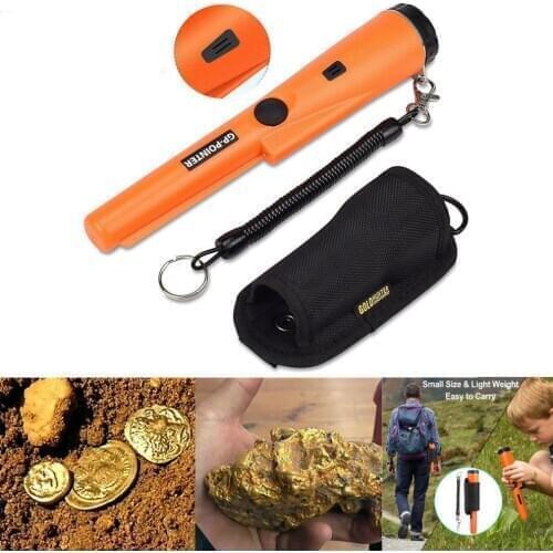 Durable Professional Light Handheld Metal Detector Waterproof Pinpointer Pin Pointer Probe With Holster