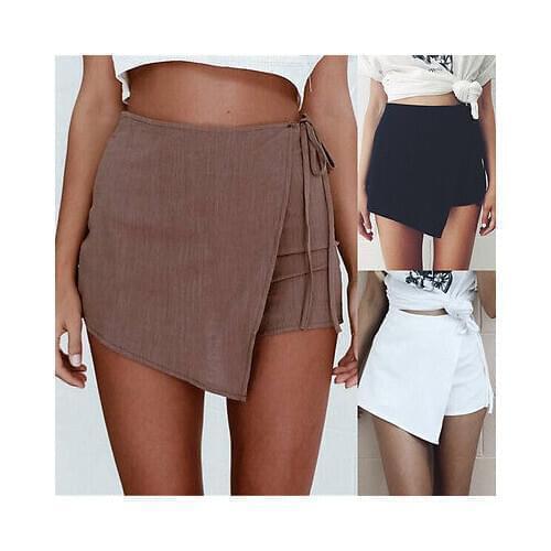 Sexy Hot Pants Summer Casual Shorts Beach High Waist Short Fashion Lady Women Skirts