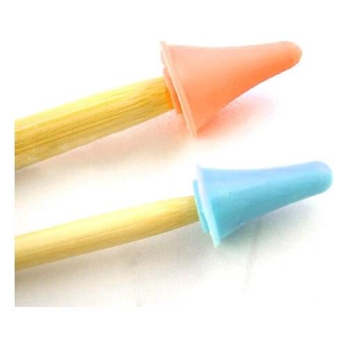 16PCs Knitting Needles Point Protectors For Knitting Needlework Tools Craft 12/16mm DIY Knitting Sewing Accessories Random Color