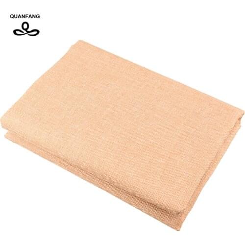 Complex Imitation environmental jute fabric linen For DIY，handmade tablecloth storage bag Christmas decoration 50cmx145cm/piece