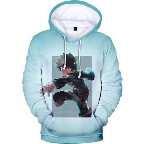 3D Hoodies Print My Hero Academia Hoodie Men Women Sweatshirt Harajuku Fashion Tops Mens Hoodies 3D Pullover Casual Sweatshirts