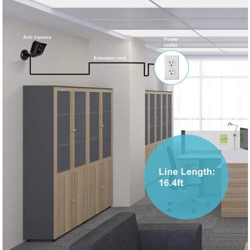 Outdoor Camera Power Extension Cord DC Power Extension Cable Male Female Cord for Router and Led Strip Electrical Equipment