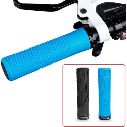Bike Grips Double Locking Bike, Bicycle, Mountain Bike Handlebar Grips Eco Bicycle TPR Grips Anti-skid Bar End Comfy Hand Feel