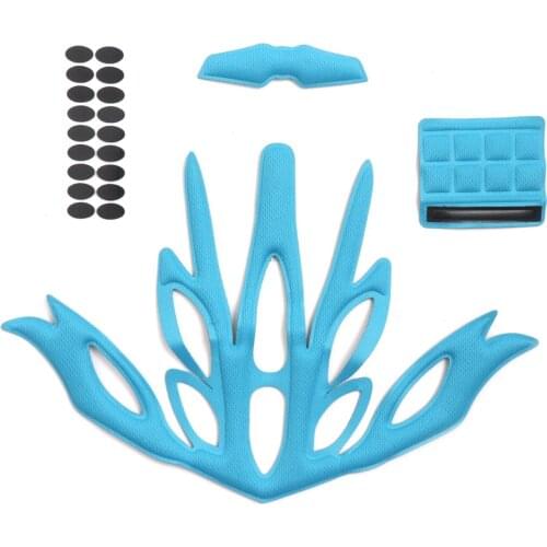 Helmet Inner Padding Foam Pads Kit Sealed Sponge Protective Lining Protection Liners Cushion Mat Set for Outdoor Sports Cycling