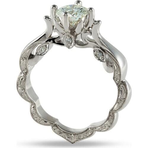 Vintage Promise ring 925 Sterling silver AAA cz Luxury Party Wedding Band Rings for women Bridal Finger Jewelry