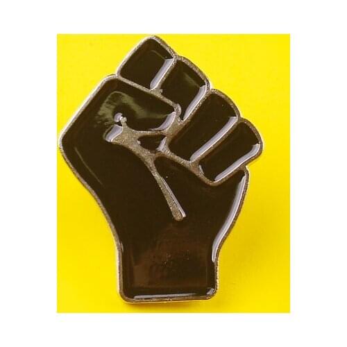 Black Lives Matter Przypinki Badges On Pins For Jeans Jacket Accessories Black Red Brooch Raised Fist Lapel Pin Bags Badge Gifts