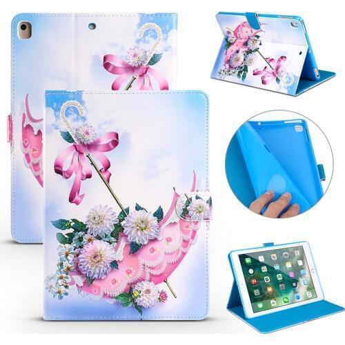 Umbrella Pattern PU and PC Cover Case for iPad Mini 1234 Air 1 2 iPad Pro 9.7 New iPad 2018 2017 9.7 inch Case
