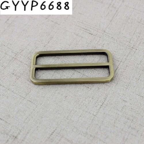 10pcs 50pcs 50mm High quality Welded Belt Strap buckle Handbag webbing adjusted buckle Slider Handbags long shoulder strap