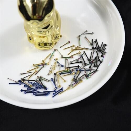 5pcs Simple Punk Men Women Mini Earring Set Mini Small Long Stud Earrings Piercing Medical Stainless Steel Jewelry Wholesale