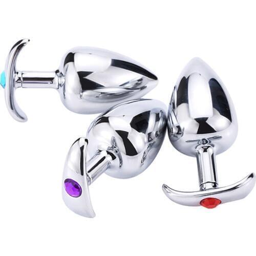 Stainless Steel Anal Plug Prostate Stimulator Metal Dildo Massager Masturbation Anal Sex Toys Adult Products Sex Toys For Women