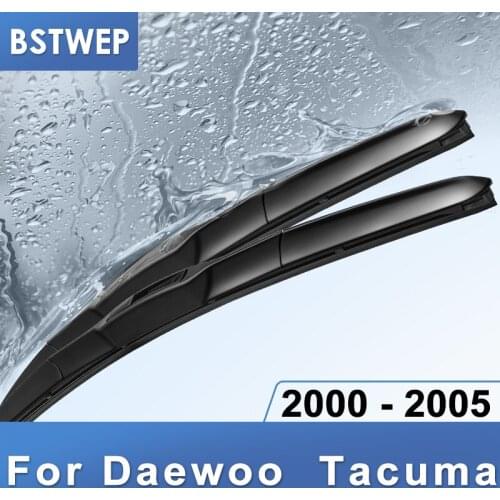 BSTWEP Hybrid Wiper Blades for Daewoo Tacuma Fit Hook Arms 2000 2001 2002 2003 2004 2005