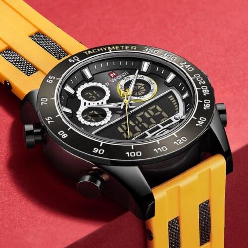 NAVIFORCE Luxury Brand Creative Big Dial Watch Men Waterproof Military Quartz Wristwatch Male Sports Chronograph New Clock 2021