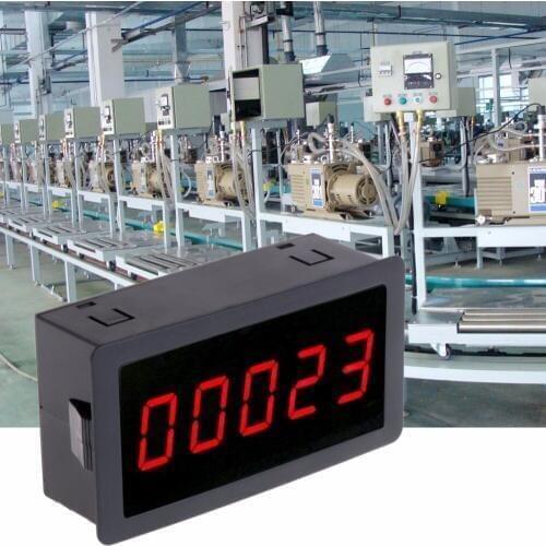 DC 12-24V Red 5 Digit 0.56" LED Panel Counter Meter Up Plus Totalizer 0-99999 Tester Tools