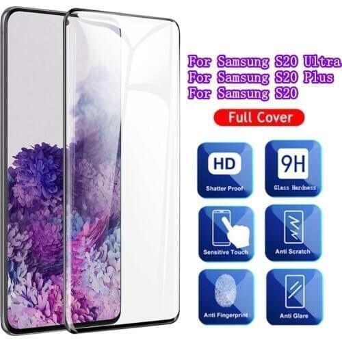 For Samsung Galaxy S20 Ultra Glass Tempered Glass for Samsung S20 Ultra Full Cover Screen Protetor for Samsung Galaxy S20 Ultra
