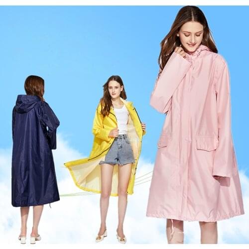 Breathable Men Women Long Rain Coat Lightweight Poncho Lady Waterproof Outdoor Hiking Raincoat Adults Jacket Windproof Rainwear