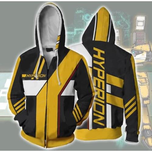 Game S C James Eugene Raynor Hyperion Costumes 3D Printed Sweatshirt Cardigan Jackets Cosplay Cartoon hooded