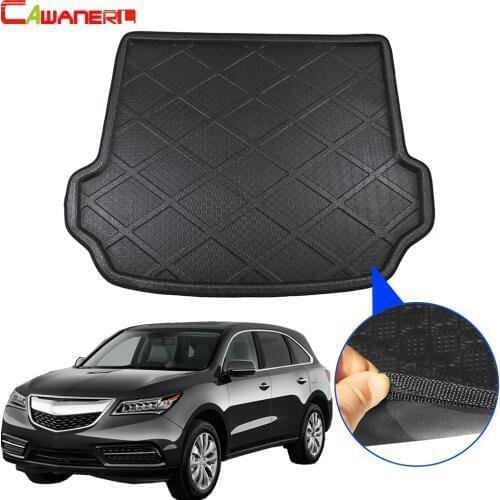 Cawanerl Car Rear Trunk Mat Floor Boot Tray Liner Luggage Carpet Cargo Tail Mud Pad Styling For Acura MDX 2007-2013