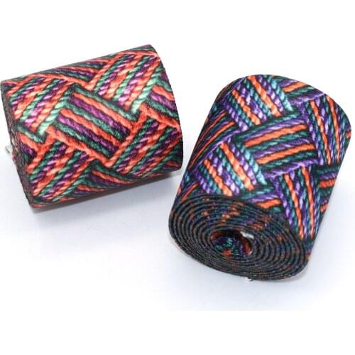 2'' Webbing Jacquard Ribbon Ethnic Ribbon polyester Webbing Belt Bag Purse Strap Webbing Camera Strap Key Fob Hardware