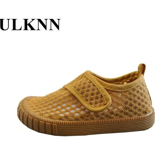 ULKNN Summer School Shoes For Teenage Girls 4 Colors Kids Solid Breathable Mesh Shoes Low-top Children Casual Sandal For Boys
