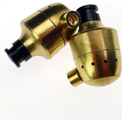 10mm Metal earphone shell pure copper mmcx socket 1pair