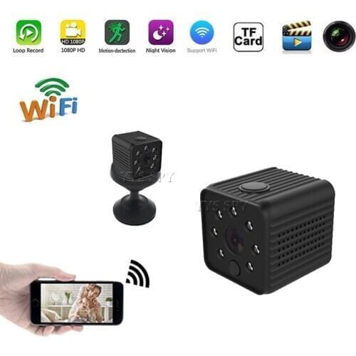 HD Mini Wifi Camera Night Vision Espia Small Camcorder IP Camara Remote Monitor Action Kamera Wireless Security Surveillance Cam