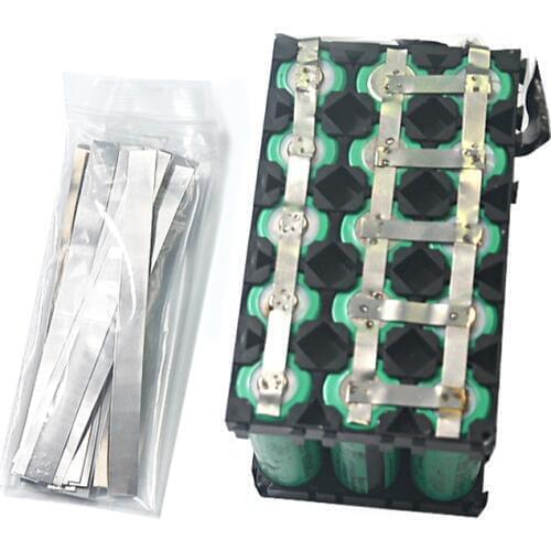 SUNKKO Battery Nickel plated Steel Nickel Strip Sheets 0.15* 8mm For 18650 li ion Spot Welder Machine 30pcs Welding Nickel Belts