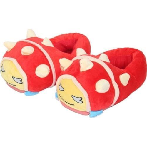 New Fashion Cartoon Dragon Cat Cotton Slippers Womens Winter Home Indoor Warm Plush Sandals Shoes