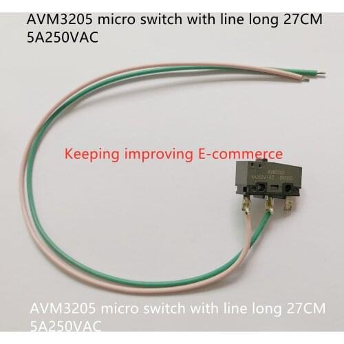 Original new 100% AVM3205 micro switch with line long 27CM 5A250VAC
