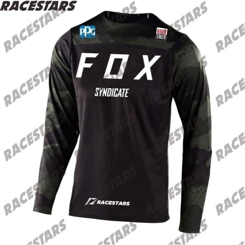 Motorcycle Shirt Maillot Ciclismo Hombre Enduro DH Racing Downhill Mountain Cycling Jersey Bike Racing Mens MTB MX Quick Drying