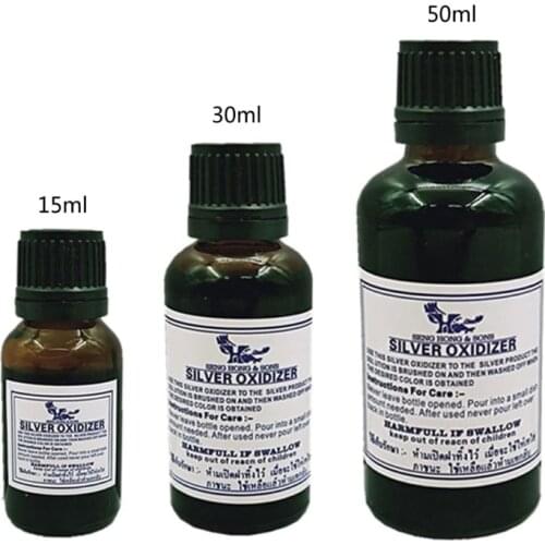 Silver Oxidizer SolutionSterling Blacken Gel Vintage Black Oxidized Jewelry Making Antique Liquid Extended Life Patina