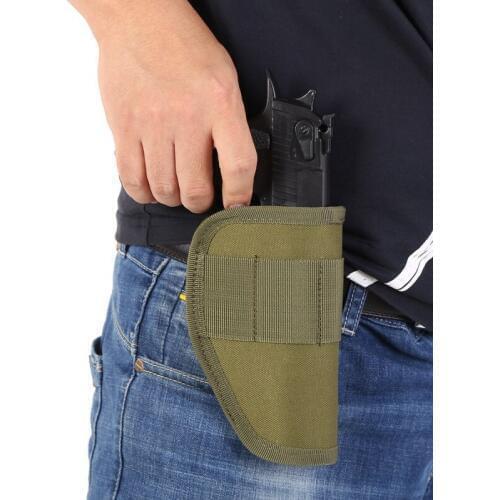 Tactical Pistol Hand Gun Holster Porch Slot Concealed Carry Bag Holder Gun Bag Accessories