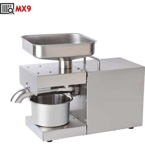 Screw Cold Oil Press Automatic Household Business Stainless Squeezing Machine Sunflower Seeds Peanut Olive Extraction Equipment