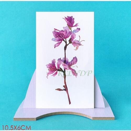 Waterproof Temporary Tattoo Sticker flower Tatto Flash Tatoo Fake Tattoos Tatouage Wrist foot hand For Girl Women femme
