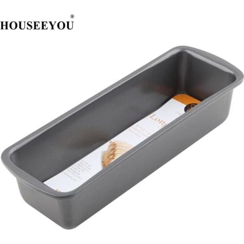 High Grade Fruit Loaf Mold Toast Rectangular Box Cranberry Bread Cookies Pastry Pizza Baked Pan Pound Cake Oven Baking Tools