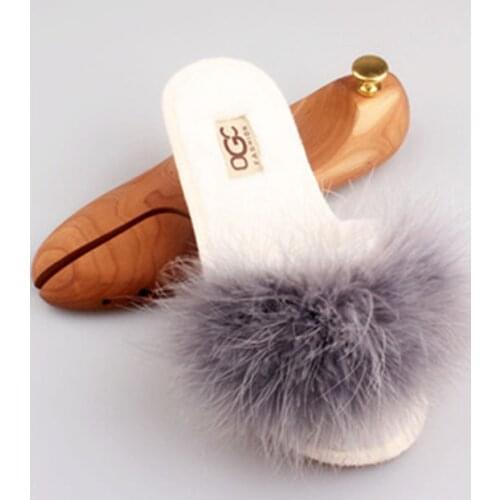FAYUEKEY 2019 Spring Summer Winter Women Home Cotton Plush Fur Slippers Big Size Indoor Floor Bedroom Flat Shoes Free Shipping