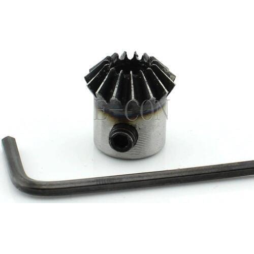 1pcs 1M15T Metal Umbrella Tooth Bevel Gear Helical Motor Gear 15 Tooth 6mm/6.35mm Bore 6mm Width