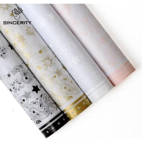 20pcs/lot 50*70cm Sydney Paper Bouquet Wrapping Paper Flowers Packaging Lined Wrapping Paper Flower Shop Supplies