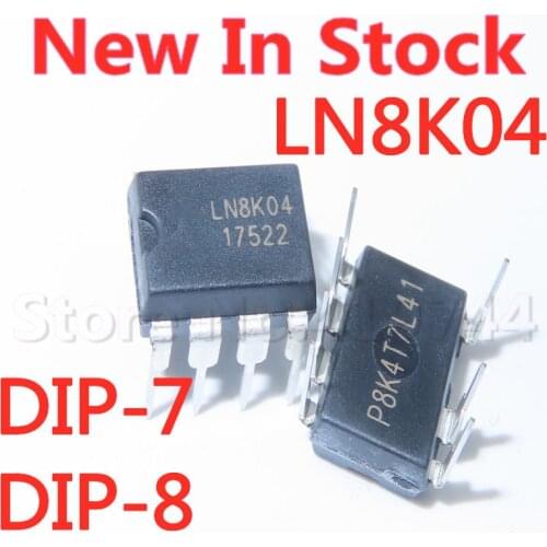 5PCS/LOT LN8K04 DIP-7 DIP-8 Ultra High Voltage Buck Converter Power Management In Stock New Original